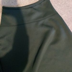 A line skirt, worn once! Rich color